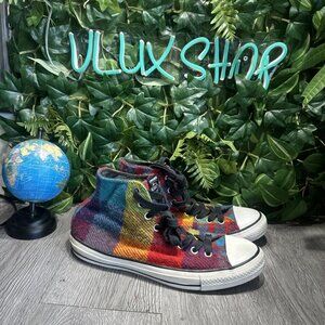 CONVERSE WOOLRICH CT HI THUNDER/CASI 149454C SHOES SZ 9 Multicolor